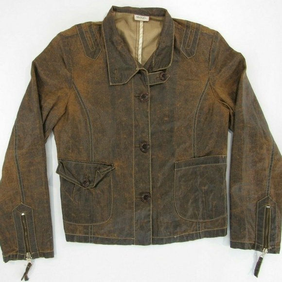 Max & Co Active Wax Canvas Womens Jacket